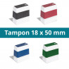 Tampon 18 x 50 mm personnalisable